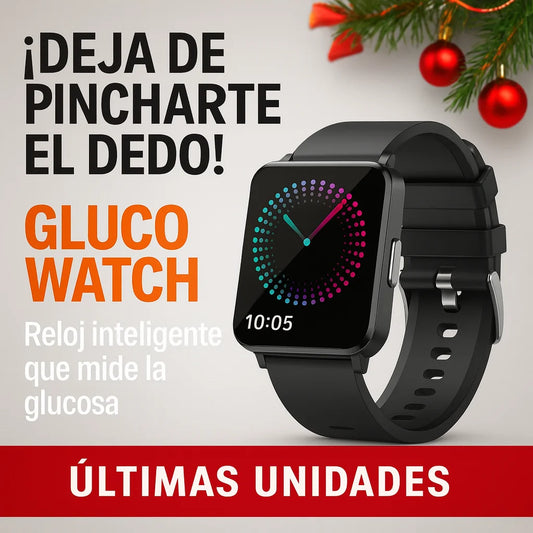 🎄 Oferta de Navidad – GLUCOWATCH™ El smartwatch 3 en 1 creado para monitorear tu bienestar todos los días.