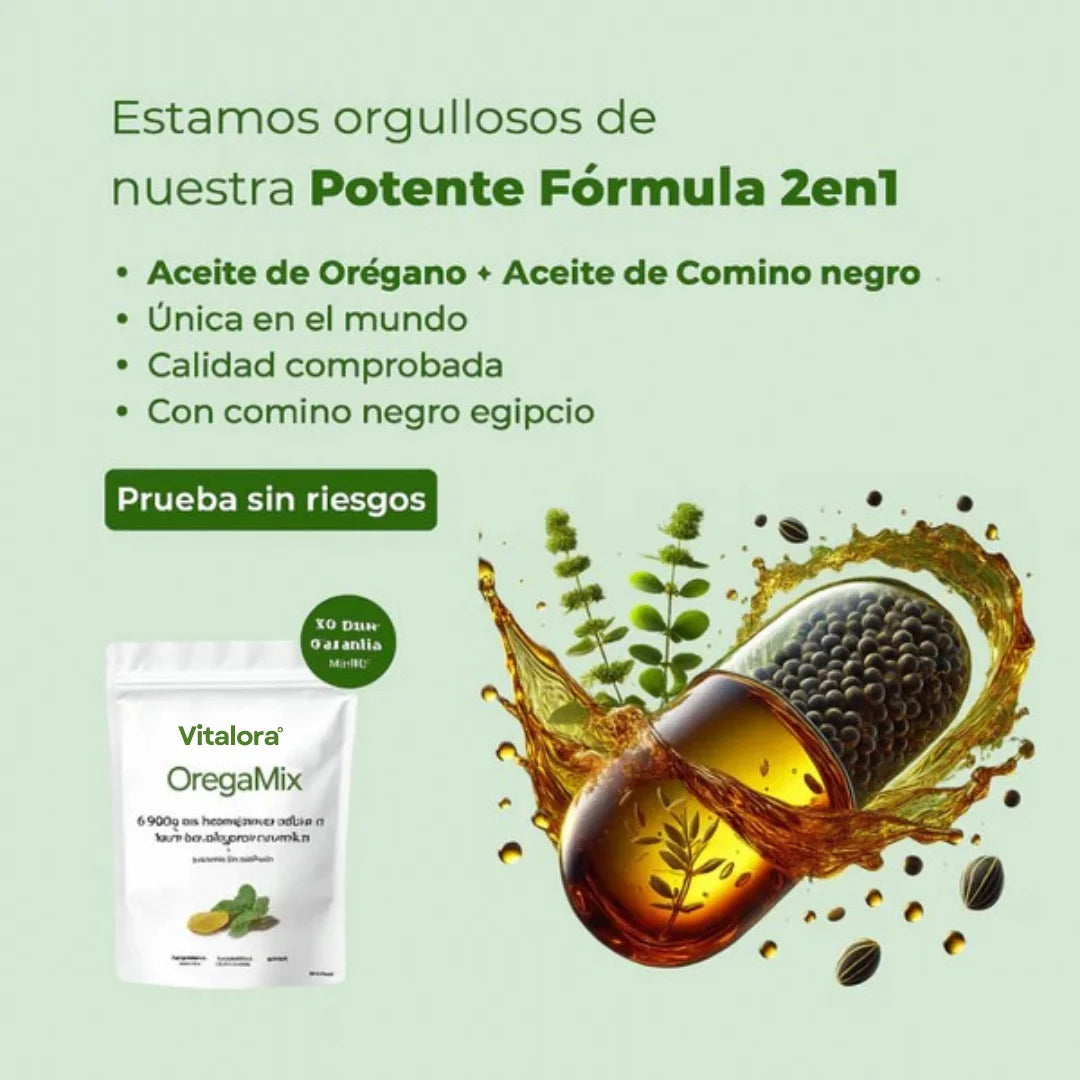 Vitalora OregaMix – Aceite de Orégano Potenciado