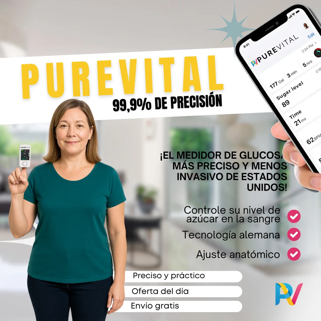 GlucoCare™ 3 en 1 – Controla tu glucosa, colesterol y presión sin dolor